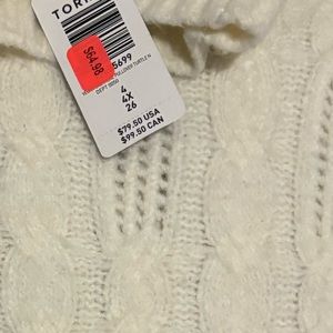 Torrid off-white sweater with turtleneck brand new with tags